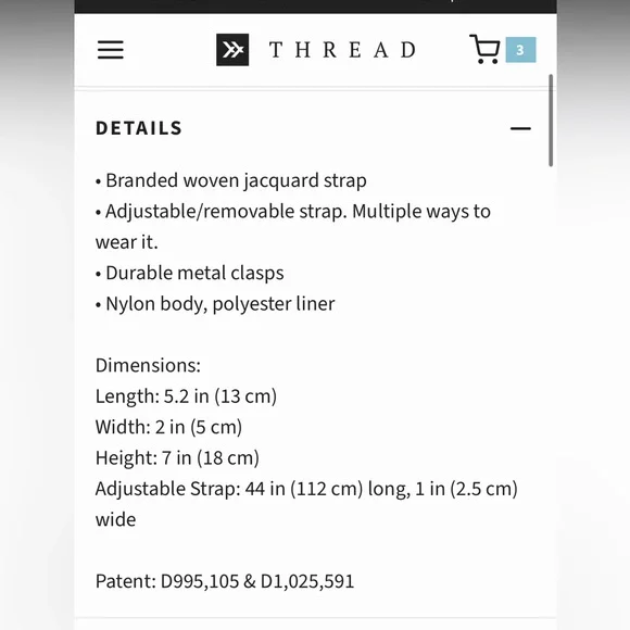 Thread Cross Body Bag - Picture 10 of 10